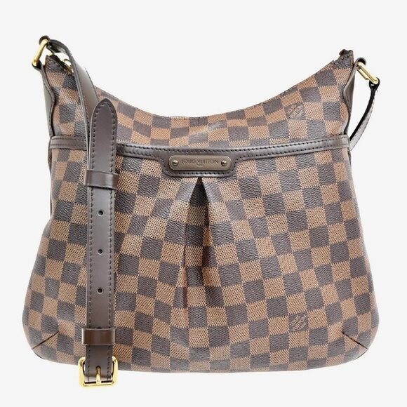 LOUIS VUITTON Bloomsbury PM Shoulder Bag Damier Leather Brown N42251 15KA744 - Picture 1 of 16